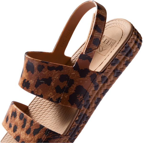 2025 Reef Womens Water Vista Sandals CJ7357 - Leopard